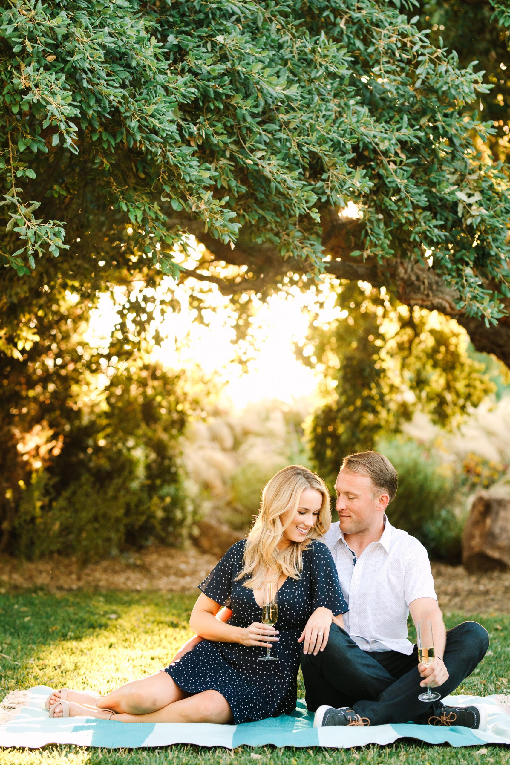 Engagement session picnic by Mary Costa Photography