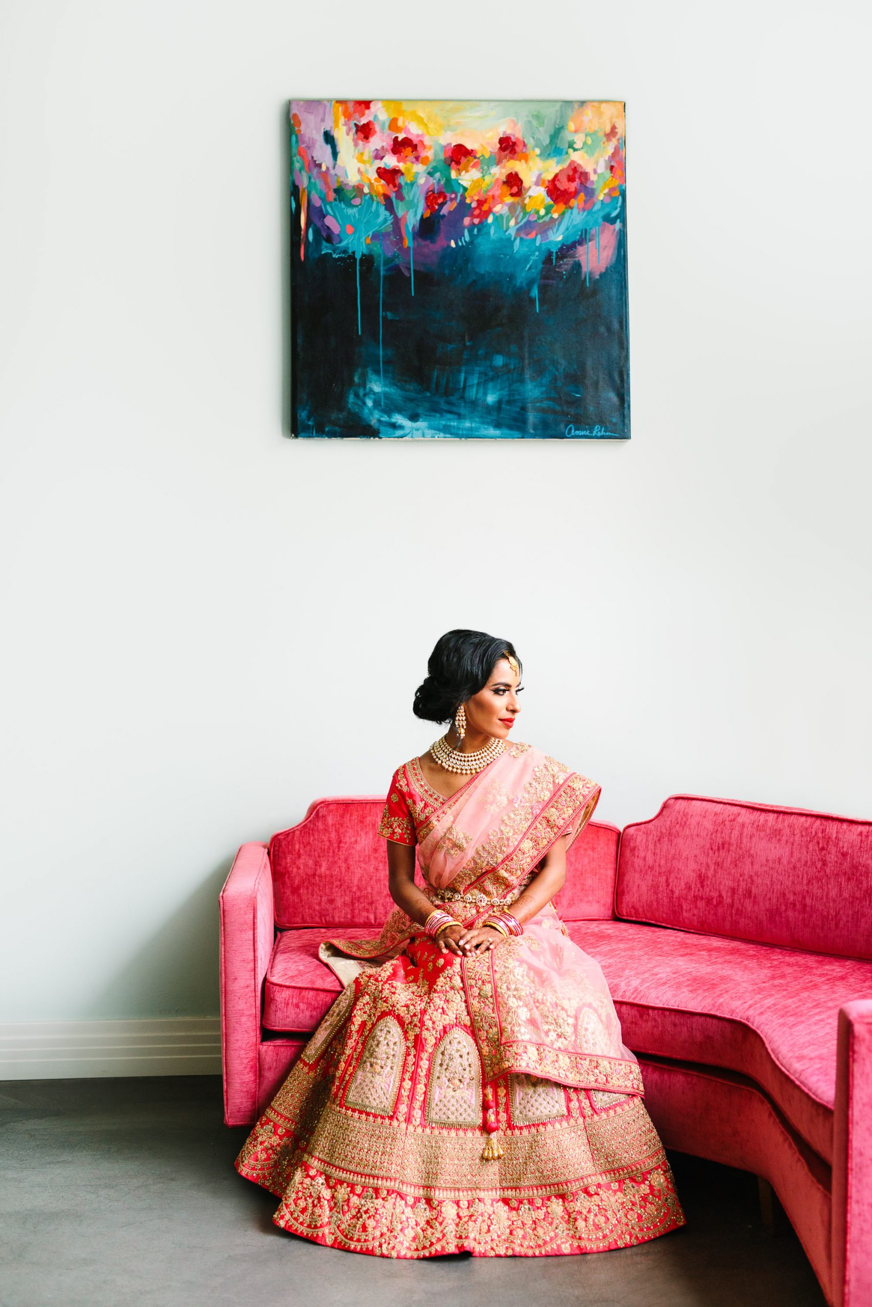 Indian Fusion wedding at Fig House Los Angeles by Mary Costa Photography