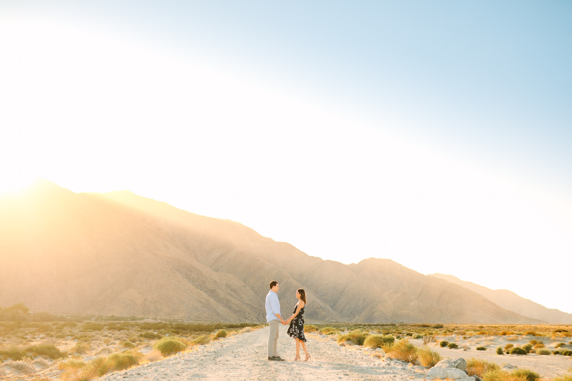 Palm Springs mountain engagement session www.marycostaweddings.com