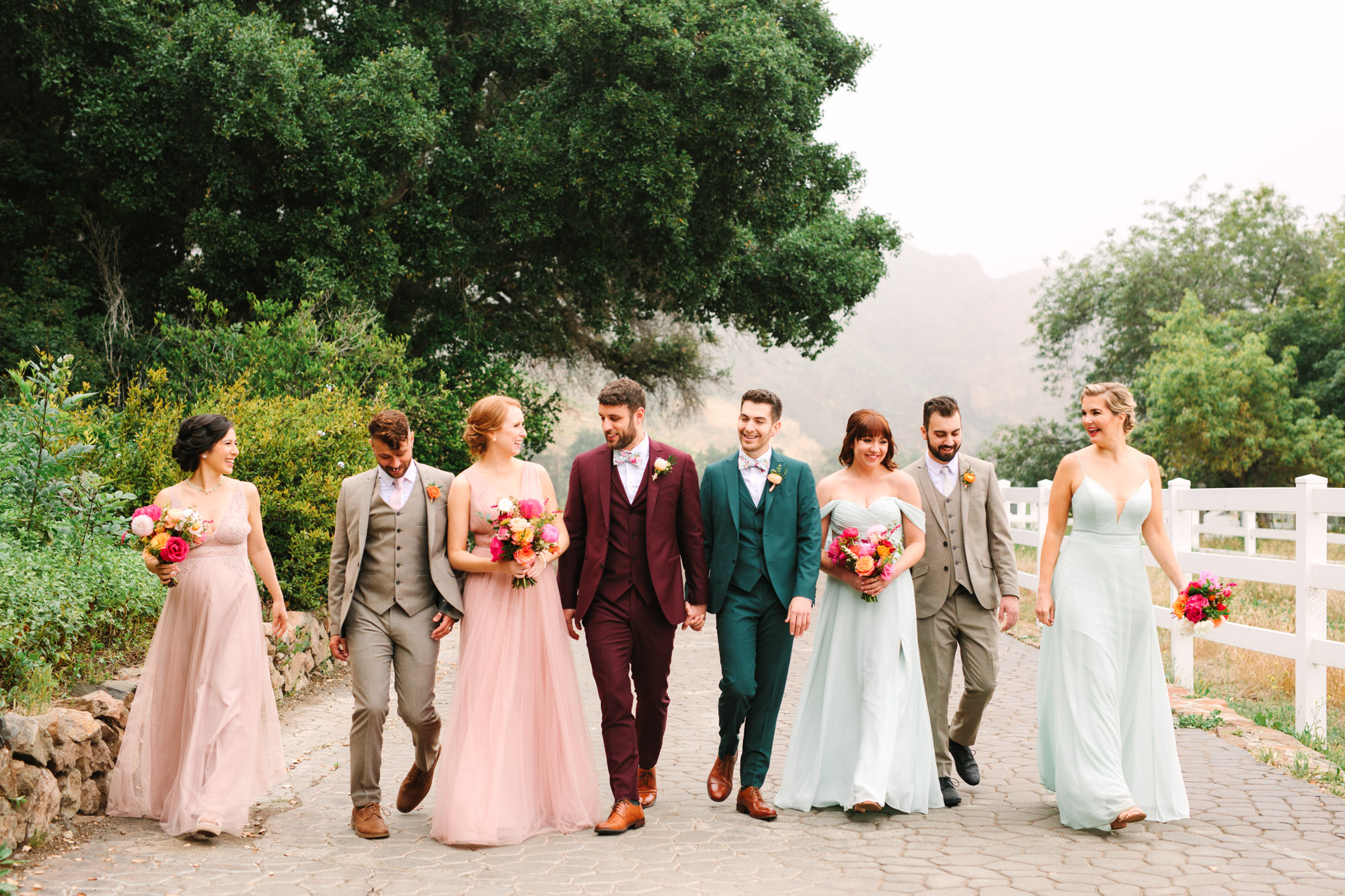 KC and Adam's Malibu Wedding Party by Mary Costa Photography