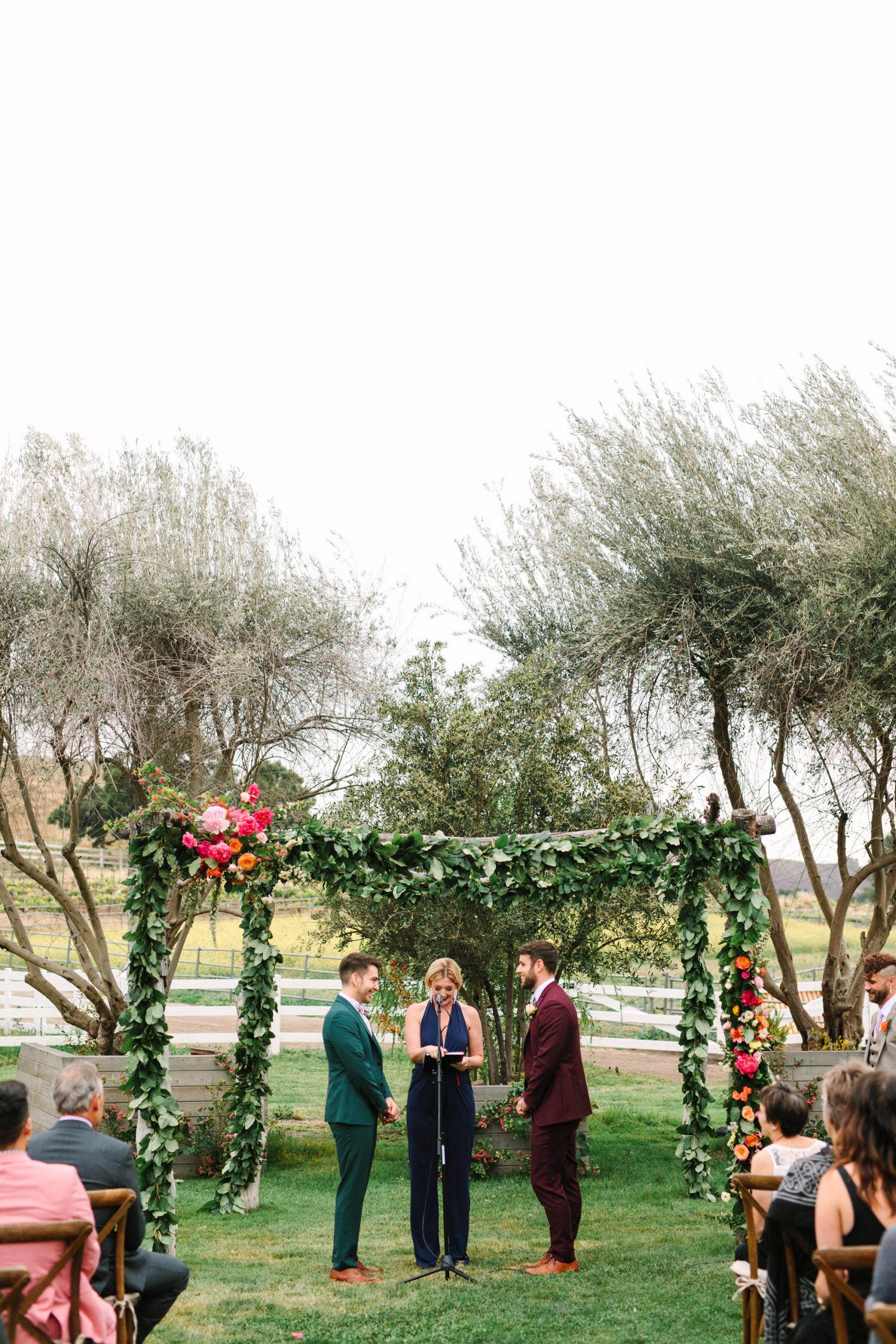 Saddlerock Ranch wedding by Mary Costa Photography