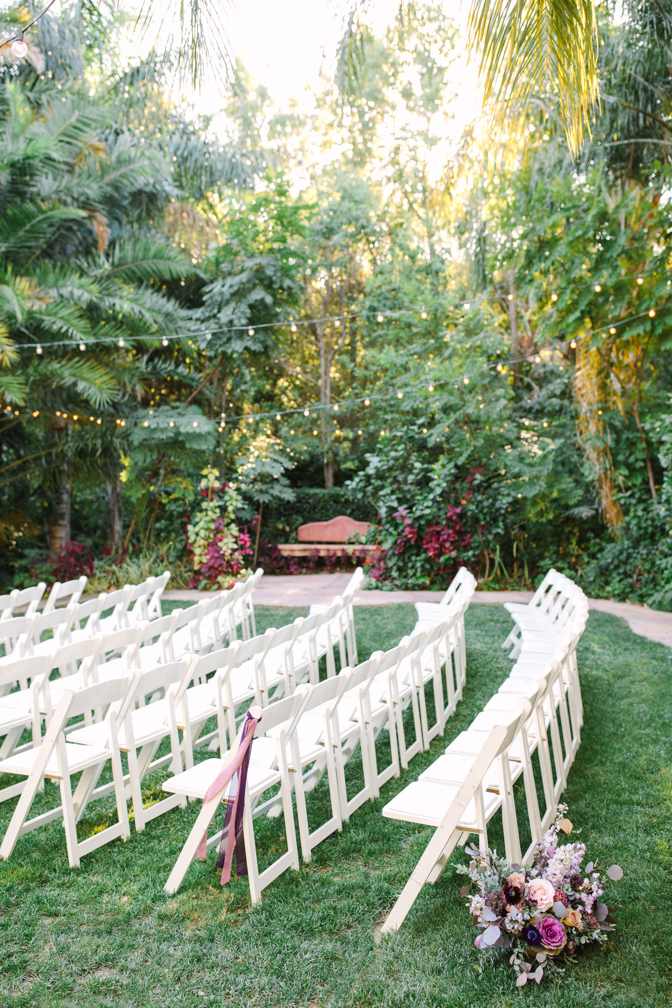 Eden Gardens Moorpark wedding ceremony | Best Southern California Garden Wedding Venues | Colorful and elevated wedding photography for fun-loving couples | #gardenvenue #weddingvenue #socalweddingvenue #bouquetideas #uniquebouquet   Source: Mary Costa Photography | Los Angeles 