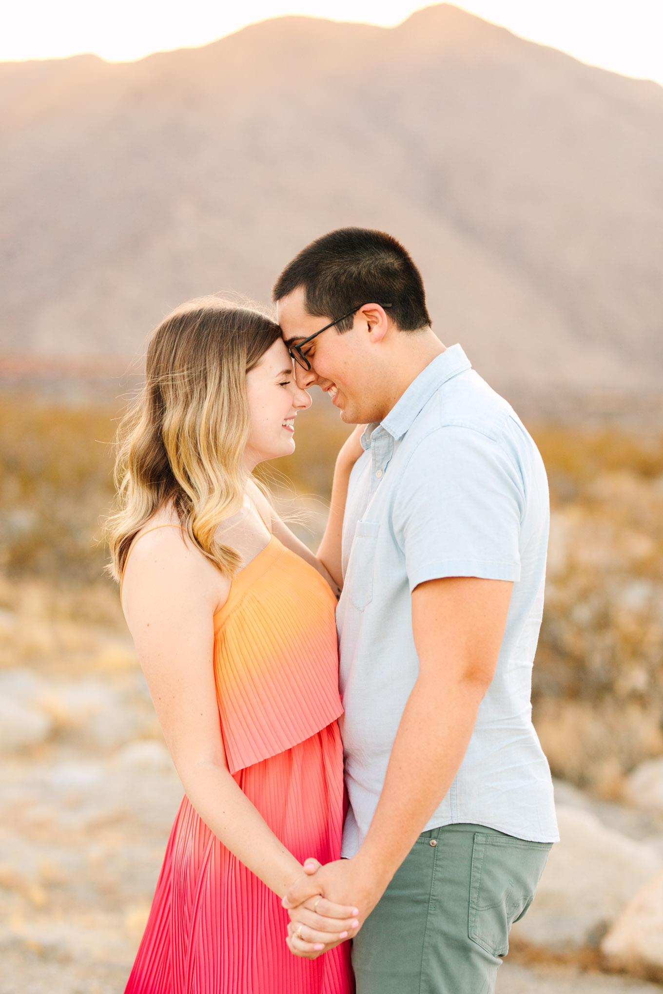 Palm Springs mountain engagement session | Engagement, elopement, and wedding photography roundup of Mary Costa’s favorite images from 2020 | Colorful and elevated photography for fun-loving couples in Southern California | #2020wedding #elopement #weddingphoto #weddingphotography #microwedding   Source: Mary Costa Photography | Los Angeles