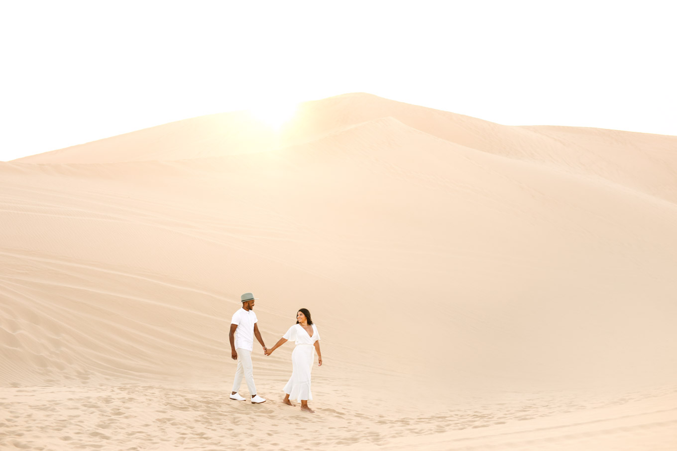 California Sand Dunes engagement session | Colorful Palm Springs wedding photography | #palmspringsphotographer #sanddunes #engagementsession #southerncalifornia  Source: Mary Costa Photography | Los Angeles