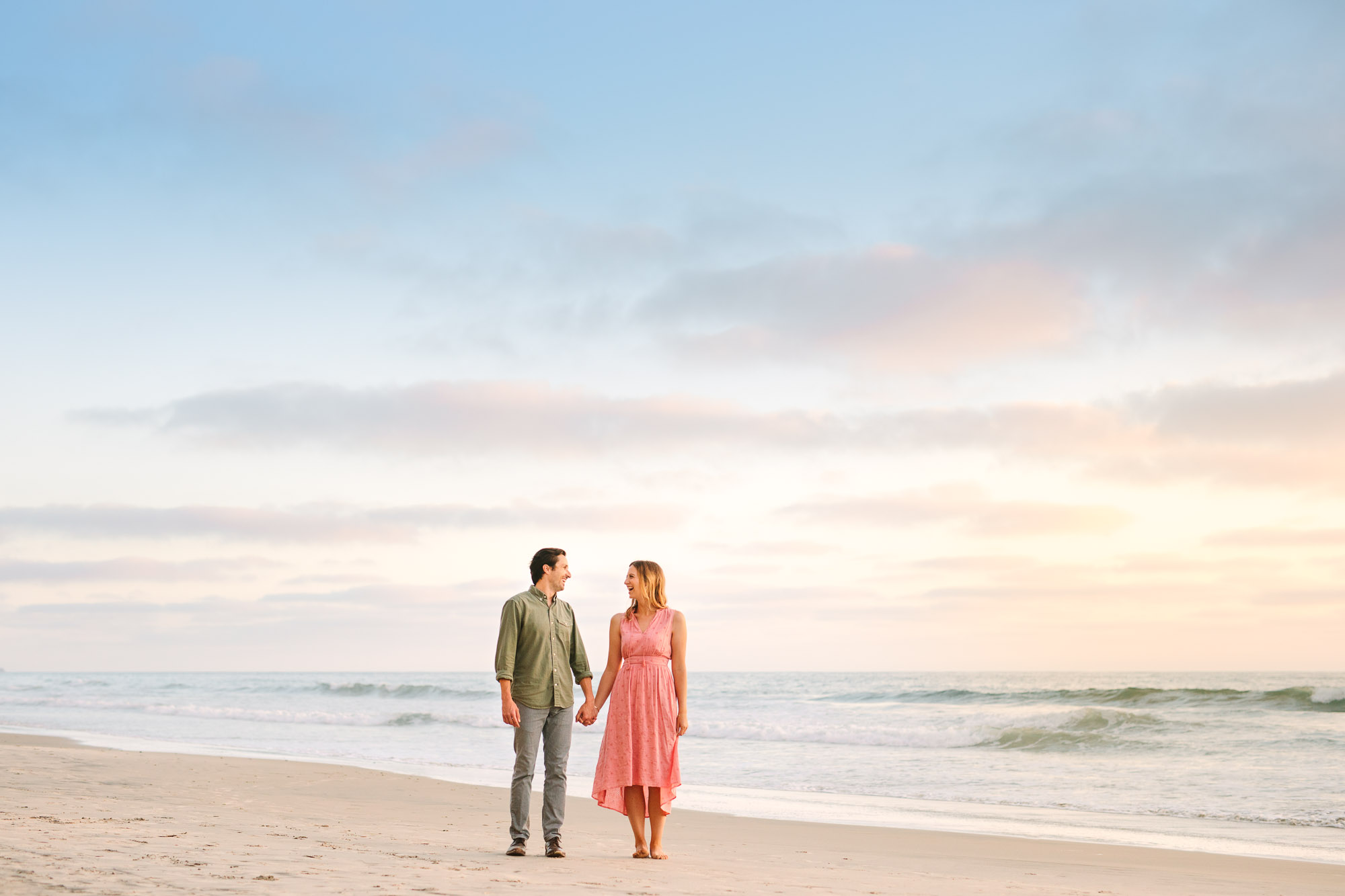 Torrey Pines Beach engagement by Mary Costa Photography