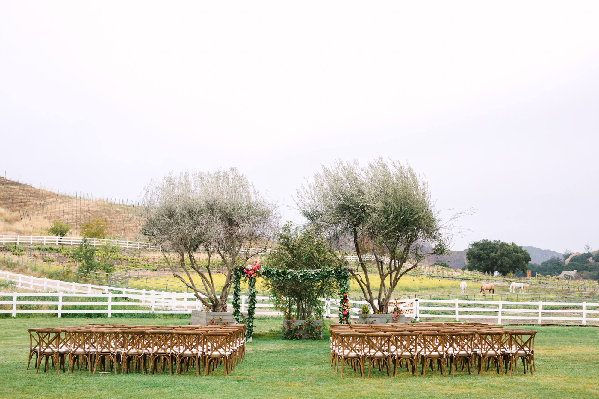 Saddlerock Ranch wedding by Mary Costa Photography