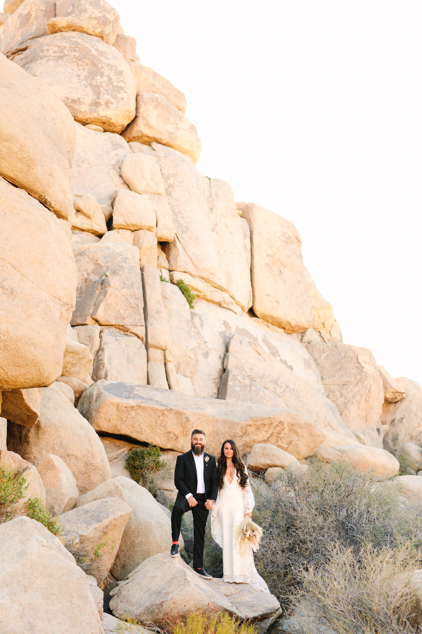 Joshua Tree National Park elopement | Engagement, elopement, and wedding photography roundup of Mary Costa’s favorite images from 2020 | Colorful and elevated photography for fun-loving couples in Southern California | #2020wedding #elopement #weddingphoto #weddingphotography #microwedding   Source: Mary Costa Photography | Los Angeles