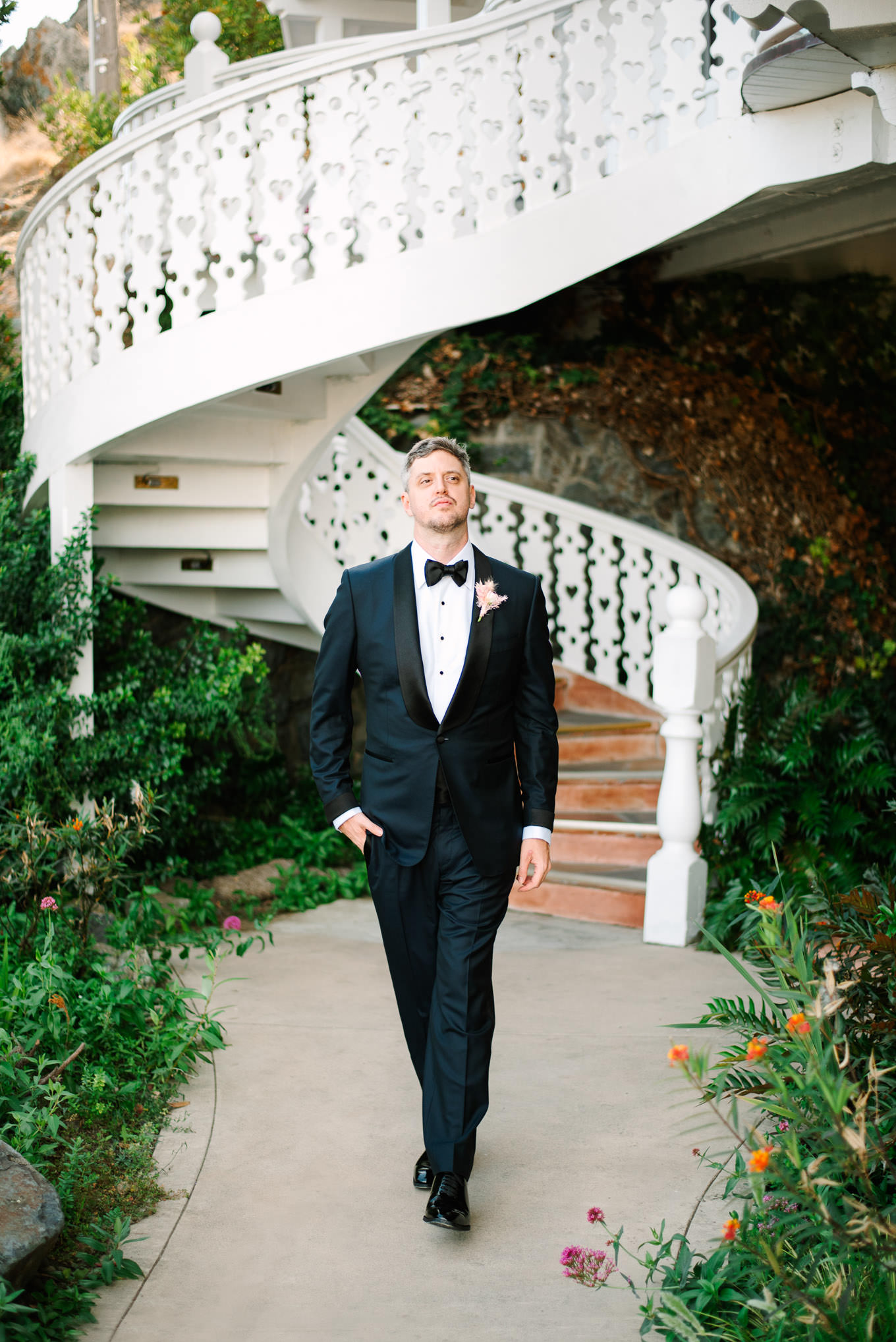 Groom in Tom Ford tuxedo | Colorful and quirky wedding at Higuera Ranch in San Luis Obispo | #sanluisobispowedding #californiawedding #higueraranch #madonnainn   
Source: Mary Costa Photography | Los Angeles