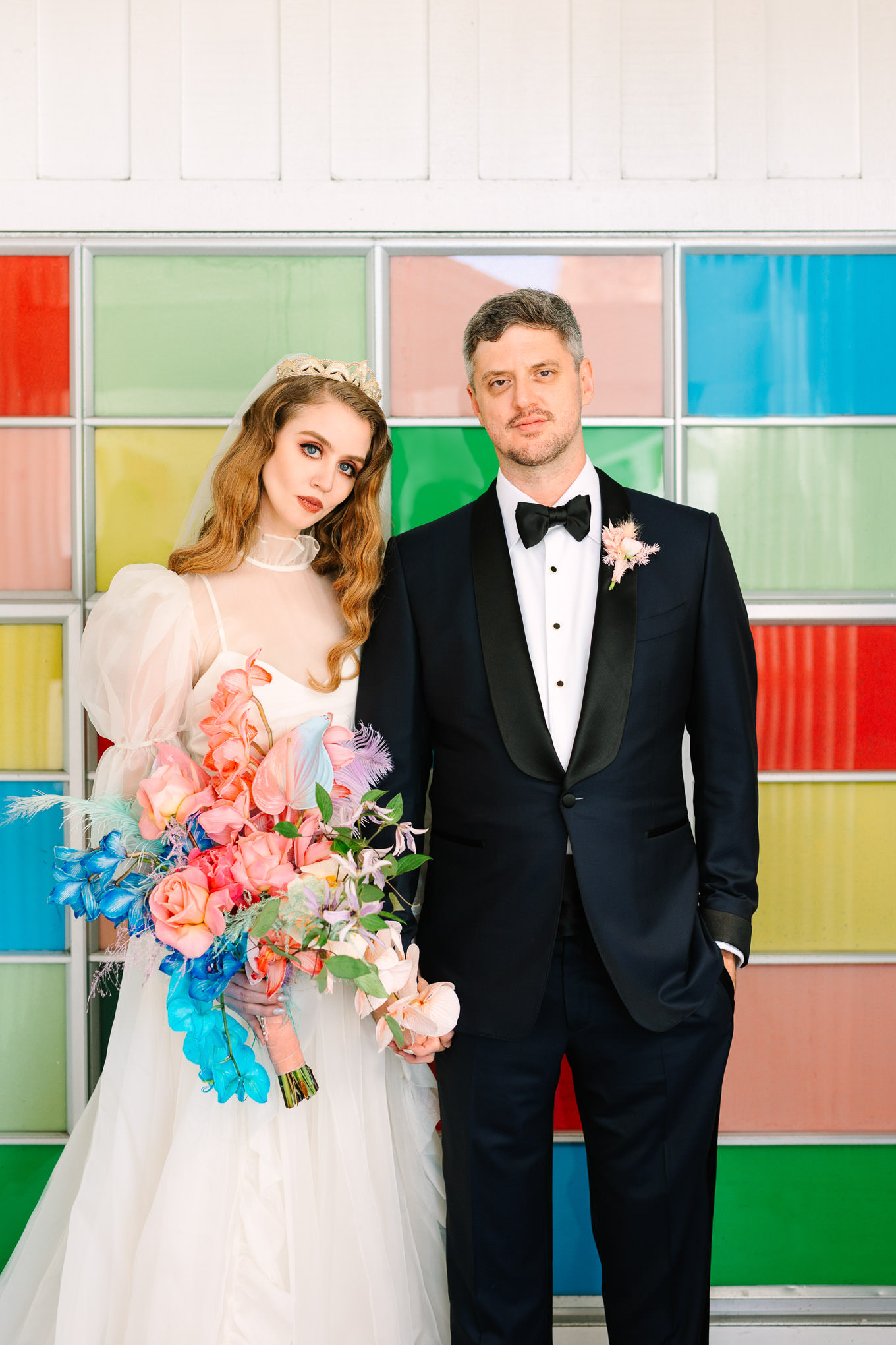 Allison Harvard & Jeremy Burke wedding portraits at the Madonna Inn | Colorful and quirky wedding at Higuera Ranch in San Luis Obispo | #sanluisobispowedding #californiawedding #higueraranch #madonnainn   
Source: Mary Costa Photography | Los Angeles